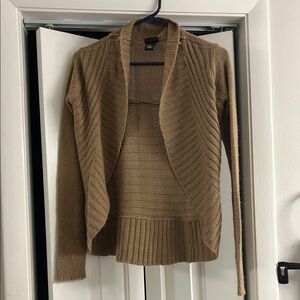 Tan Sweater Cardigan